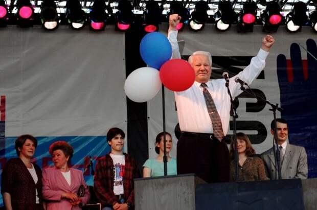 Борис Ельцин, 1996 г.