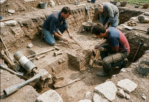 На территории нижегородского кремля обнаружили некрополь XVII века