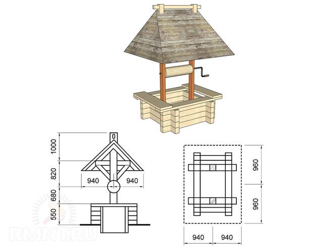 Колодец на даче: как сделать своими руками колодезный домик