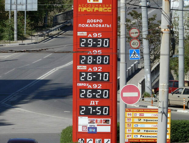 Цена бензина на АЗС 2012 год. Источник фото Яндекс.Картинки