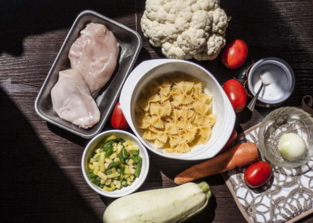 Минестроне с курицей и цветной капустой Кулинария, Еда, Суп, Итальянская кухня, Обед, Рецепт, Длиннопост