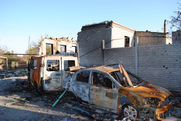 Восток Украины. Военный конфликт продолжается с апреля 2014 года. (Reporteros Tercerainformacion)