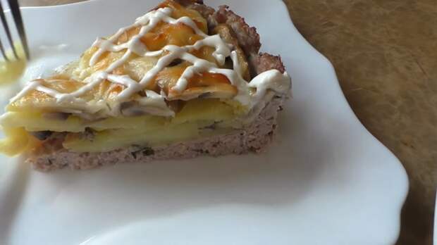 Закусочный торт с мясом и картошкой! Еда, Закуска, Приготовление, Другая кухня, Рецепт, Видео рецепт, Видео, Длиннопост