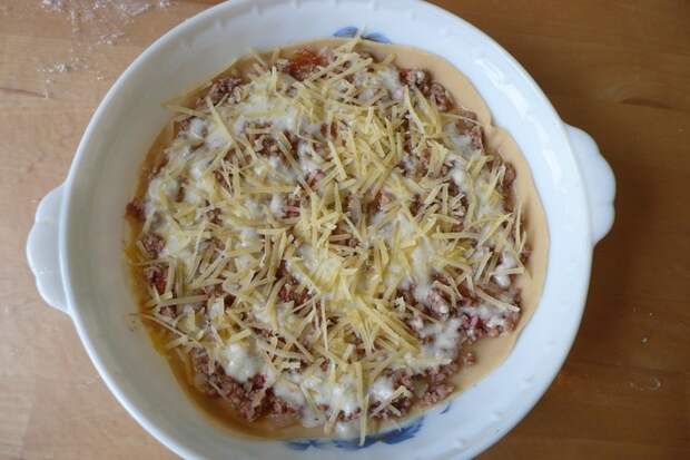 Лазанья Болоньезе с соусом Бешамель еда, лазанья, своими руками