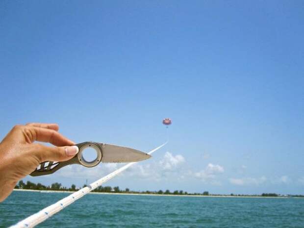 We Went Parasailing Yesterday And Asked Someone On The Boat To Take Photos Of Us. We Found This On Our Camera