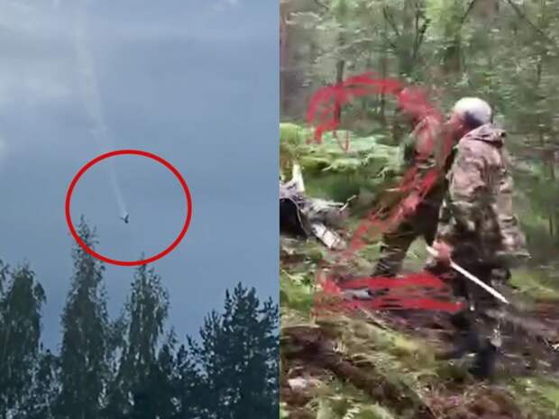Опубликовано новое видео крушения бизнес-джета Пригожина Embraer-135 (ФОТО, ВИДЕО)