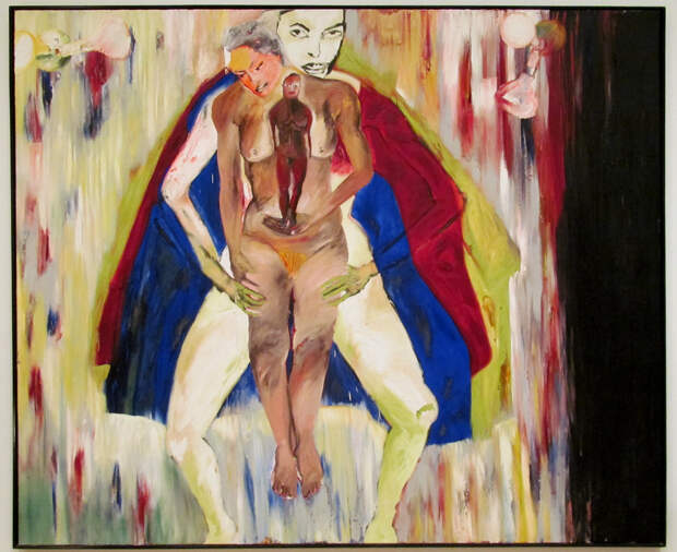 Франческо Клементе, «Мать, любовник, дочь», 1982 г..jpg Франческо Клементе, «Мать, любовник, дочь», 1982 г..jpg