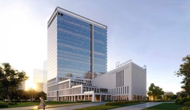 Обустройство паркинга в строящемся бизнес-центре завершили в Обручевском районе