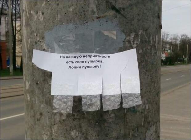 Прикольные надписи и объявления