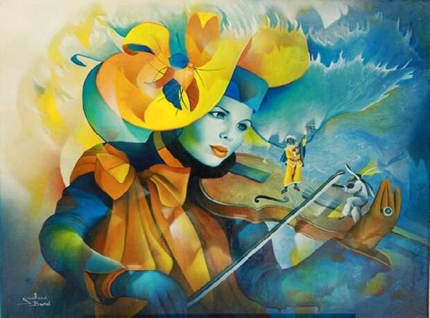 Трио музыкантов. Автор: Jeannette Guichard-Bunel. | Фото: art-veranda.ru.