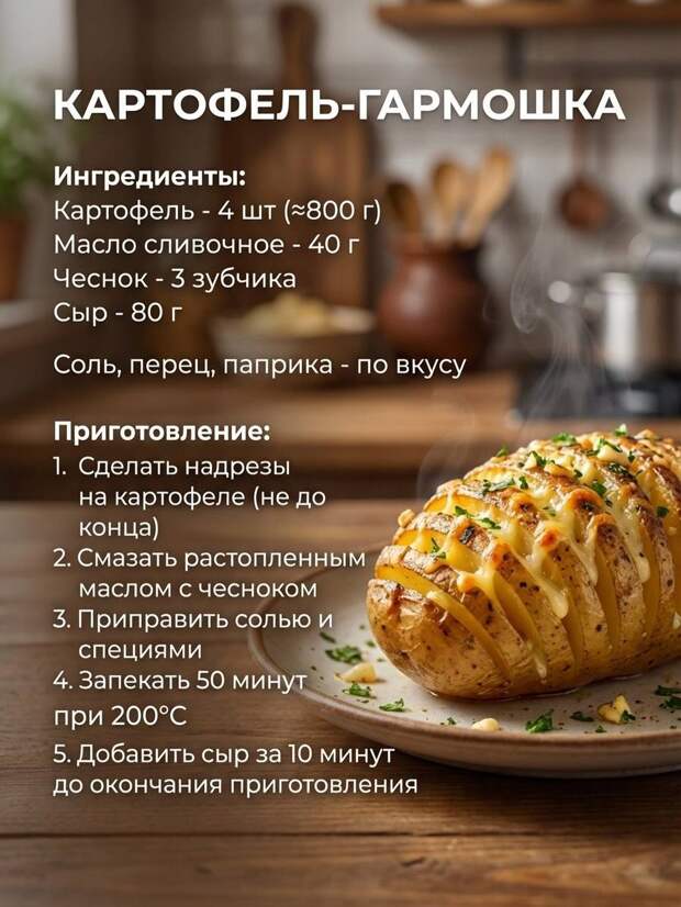 Кулинария> Картошка надоела в обычном виде? !