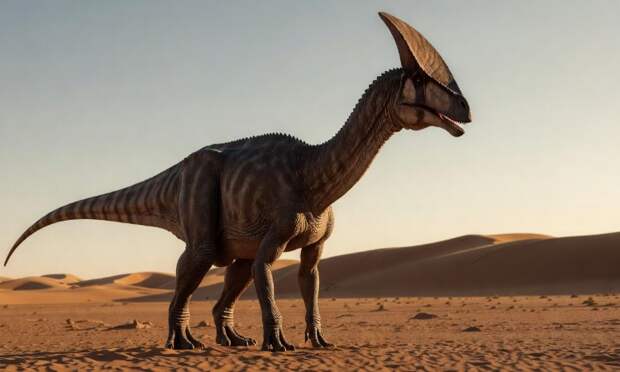 Ученые открыли новый вид динозавра с костяным гребнем в Сахаре