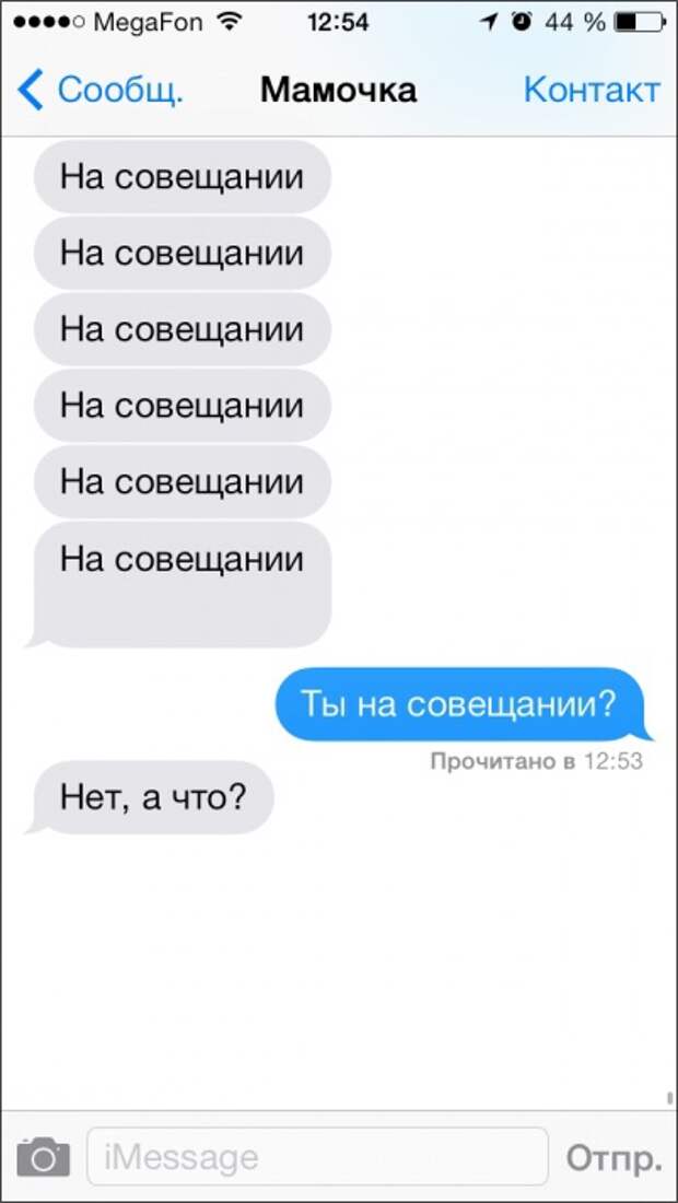 Бесподобные смс-сообщения от родителей