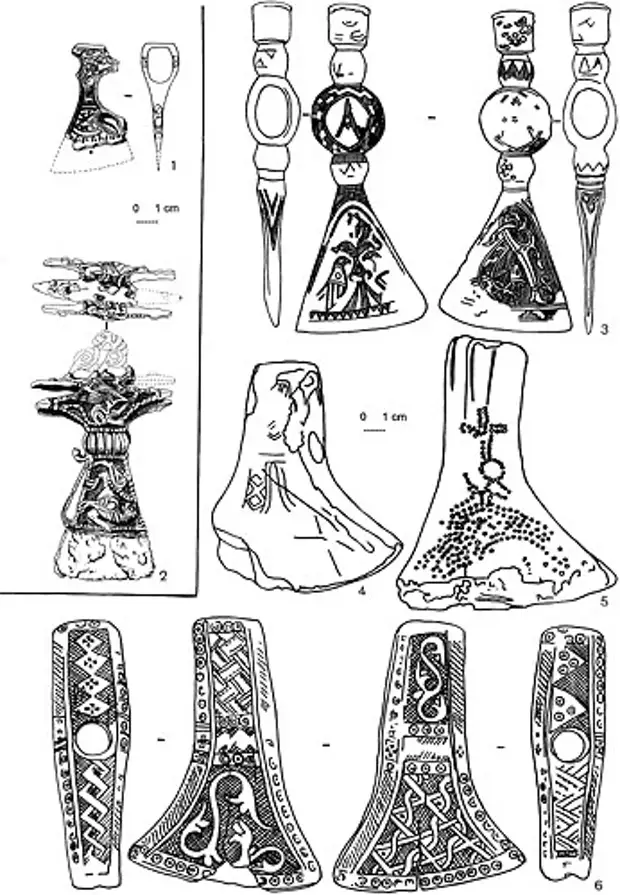 Рисунки на боевых топорах славян - 87 фото