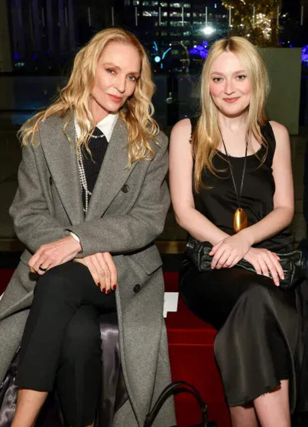 Ума Турман и Дакота Фаннинг