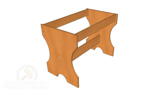 Раскладной деревянный стол для кухни своими руками