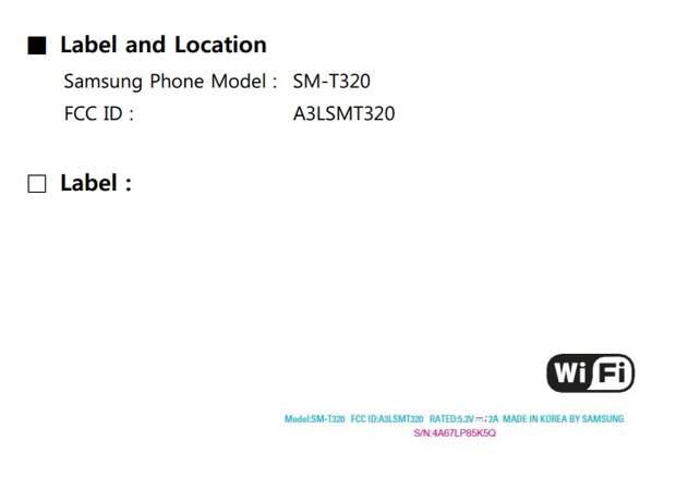 Планшет Samsung Galaxy Tab Pro 8.4 SM-T320 поступил на тестирование в FCC Планшет Samsung Galaxy Tab Pro 8.4 SM-T320 поступил на тестирование в FCC