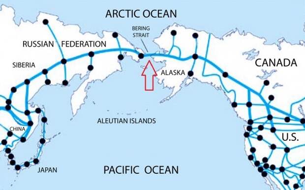 РФ и США построят туннель, который свяжет Чукотку и Аляску.