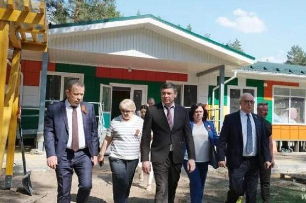 Глава Тамбовской области оценил ход строительства новых корпусов в лагере "Костёр" под Котовском