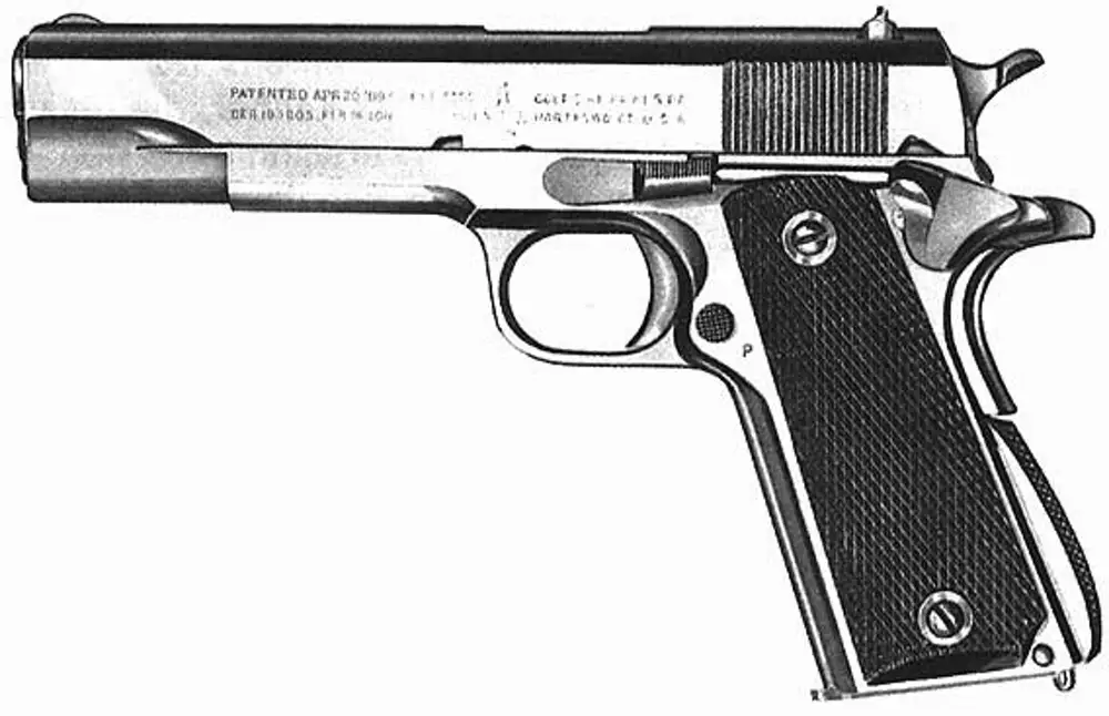 Чертеж кольт м1911