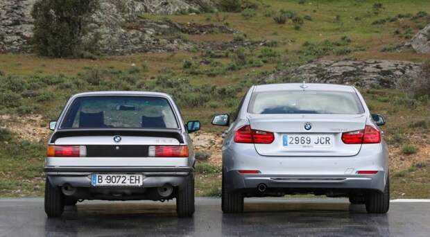 BMW 3 авто, эволюция размеров кузова
