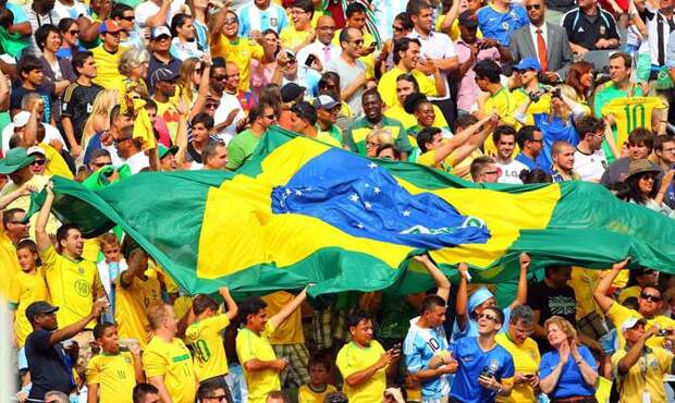 Интересные факты о Бразилии, Фанаты футбола