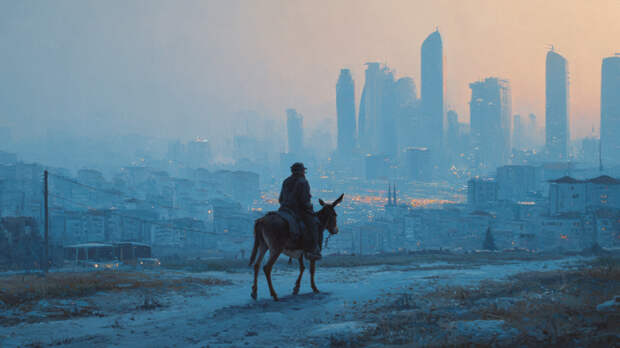 Ушастый подельник: мужчина ограбил ювелирный магазин и скрылся верхом на осле