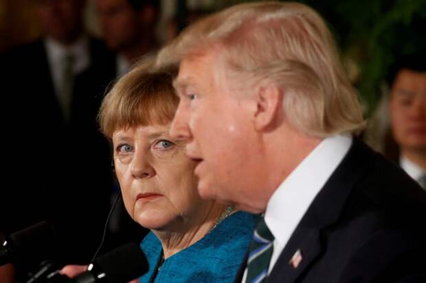 меркель и трамп