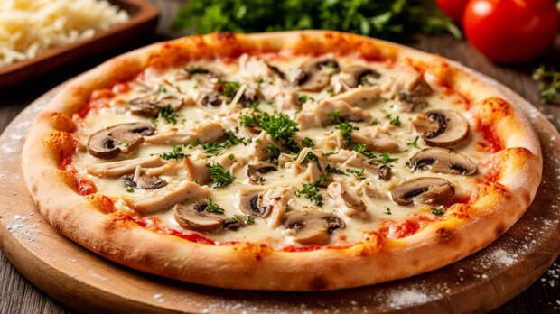 Пицца-жульен на тонком тесте: этот ужин за 40 минут заставит всех просить добавки