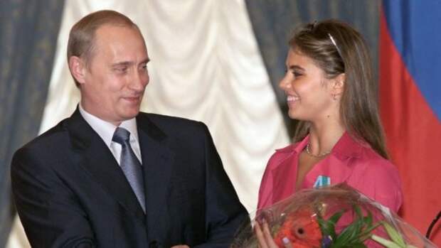 Алина Кабаева и Владимир Путин