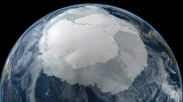 15. Вид на Антарктиду из космоса. необычное, удивительные фотографии, фото