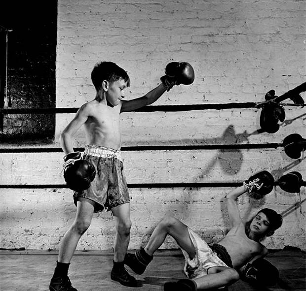 Боксерский поединок, 1946 life, Стэнли Кубрик, звезды, знаменитости, режиссеры, фотограф, фотографии, юность гения