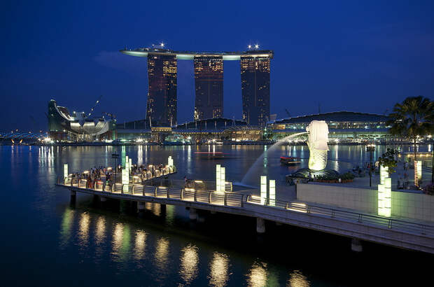 NewPix.ru - Чудо света - отель Marina Bay Sands в Сингапуре