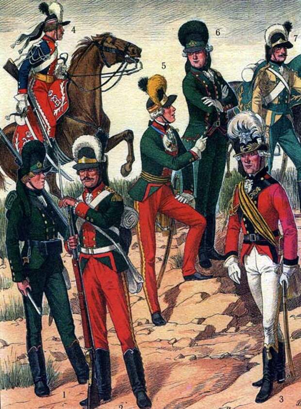 1786—1796 гг. 2.Мушкетер армейской пехоты