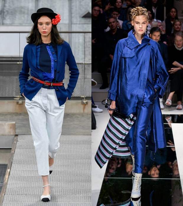 Как носить синий - самый модный цвет 2020 года фото №3