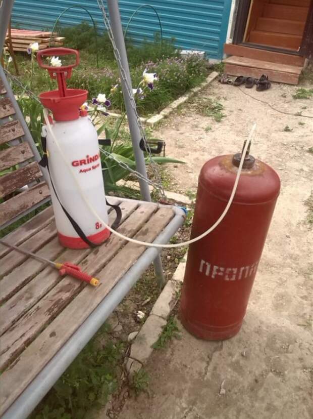 Труба из газовых баллонов своими руками Труба из газовых баллонов своими руками