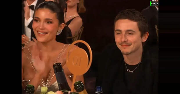 Тимоти Шаламе и Кайли Дженнер посетили премию "Золотой глобус — 2026"