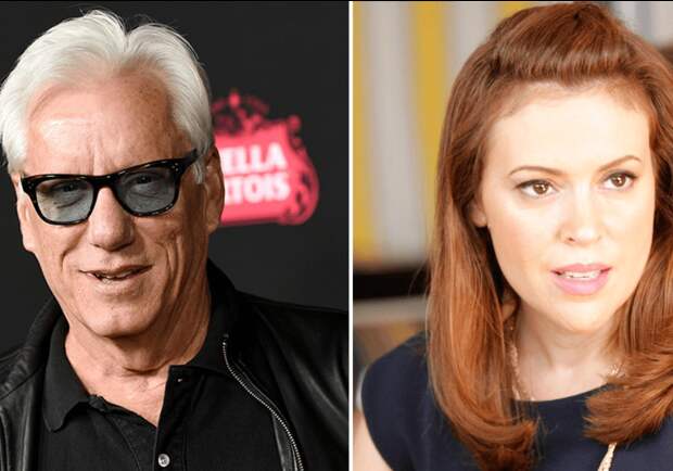 James Woods and Alyssa Milano