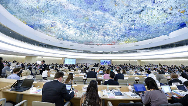 Заседание Совета ООН по правам человека. Архивное фото