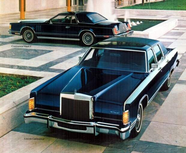 1977-79 Lincoln Continental Mark V — успех вопреки здравому смыслу авто, факты