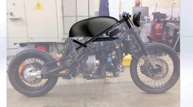 Биодизельный мотоцикл Hormel Bacon Bike, работающий на жире от бекона