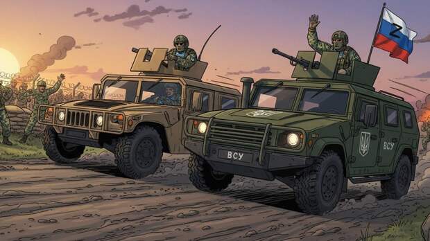 Военкор Коц рассказал, как российские морпехи угнали два бронеавтомобиля ВСУ