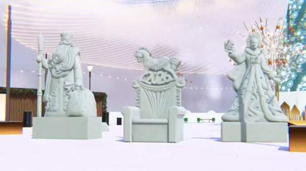 Челябинцам показали, как будет выглядеть главный ледовый городок