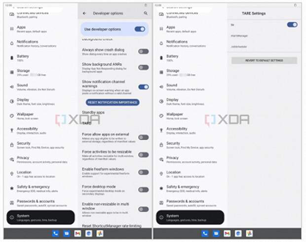 Появились первые скриншоты и подробности о Android 13