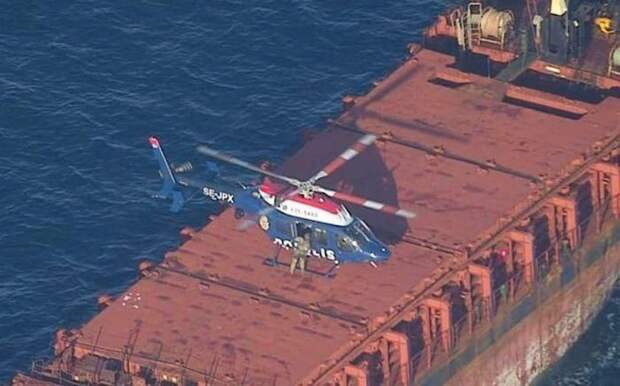 Швеция задержала в Балтийском море сухогруз, следовавший в Санкт-Петербург