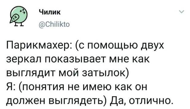 твит про затылок
