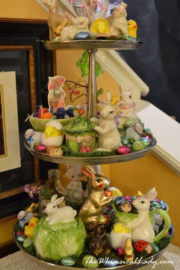 Creative Three Tier Stand Decorations Idea 7