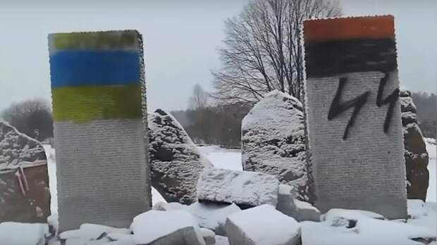 Украинский политик обвинил в разрушении памятника полякам «пророссийских провокаторов»