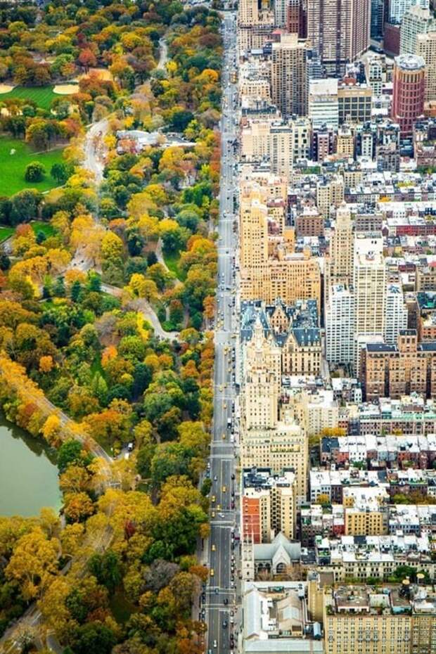 Две стороны Нью-Йорка достопримечательности, другой взгляд, интересно и познавательно, с другого ракурса