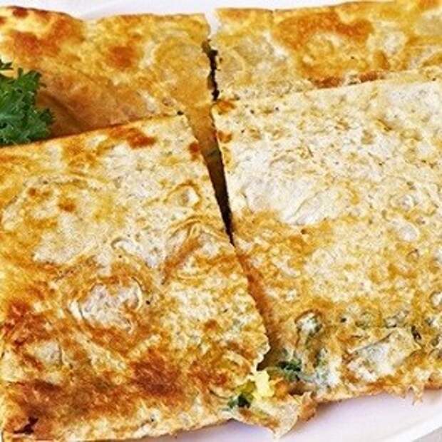 лаваш с зеленью
